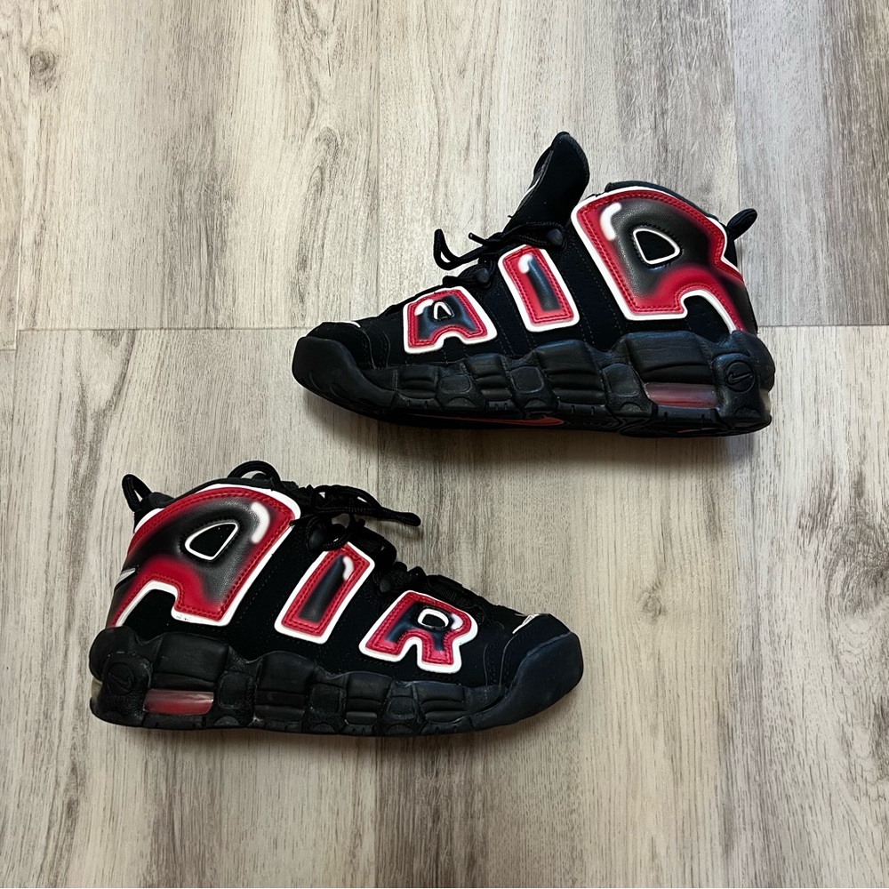 Nike Red Air Uptempo Sneakers
